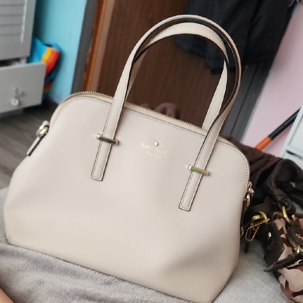 Kate Spade Elegant Cream Satchel